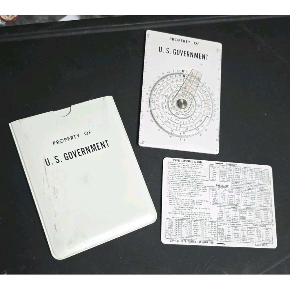 VTG 1968 Sama & Etani 600-ST Concise Science Tables & Circular Slide Rule